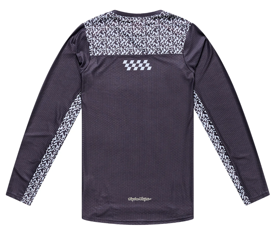 Troy Lee Designs Skyline Pro Air Long Sleeve Jersey Ridgeline Carbon BACK