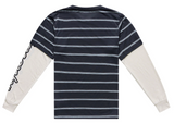 Troy Lee Designs Skyline Fakie Ride Long Sleeve Jersey Stripe Carbon BACK
