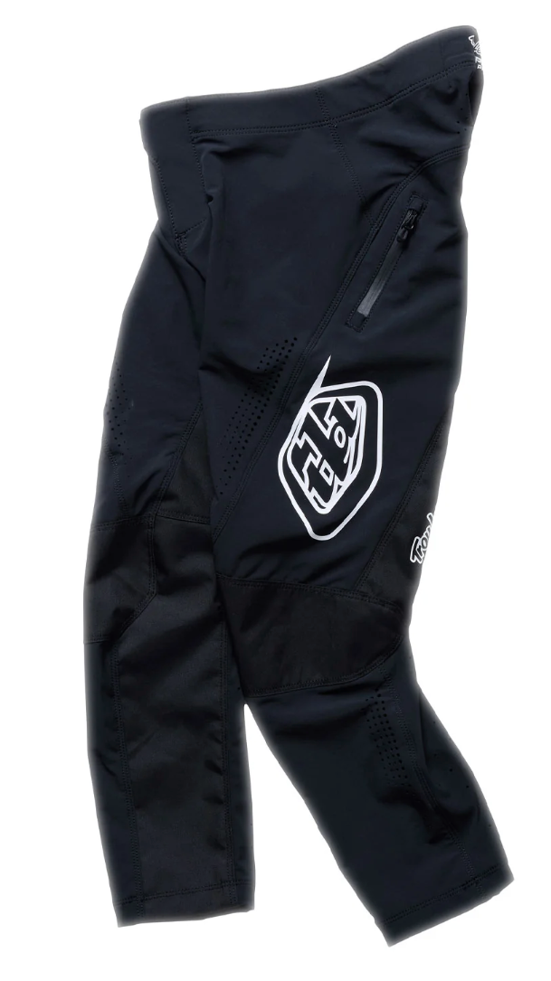 Troy Lee Designs Youth Sprint Pro Pant Mono Black SIDE-FRONT