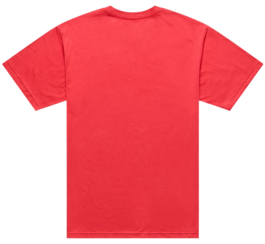 Troy Lee Designs Deuces Short Sleeve Tee Scarlet BACK