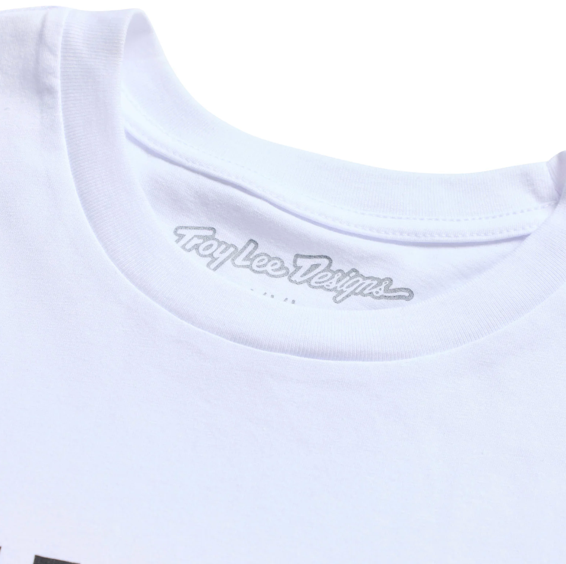 Troy Lee Designs Finish Line Short Sleeve Tee White DETAILS