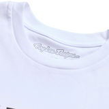 Troy Lee Designs Finish Line Short Sleeve Tee White DETAILS