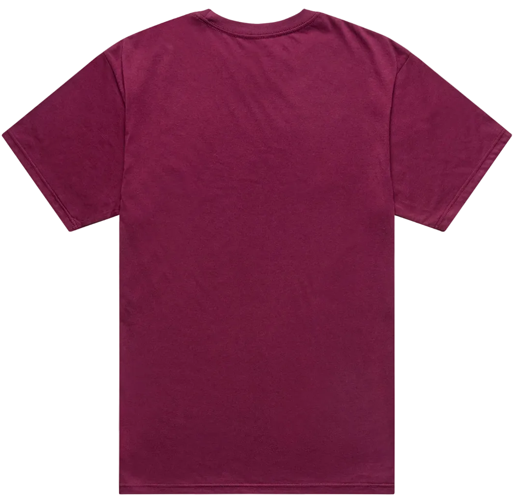Troy Lee Designs Flame2 Short Sleeve Tee Sangria BACK