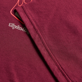 Troy Lee Designs Flame2 Short Sleeve Tee Sangria DETAILS
