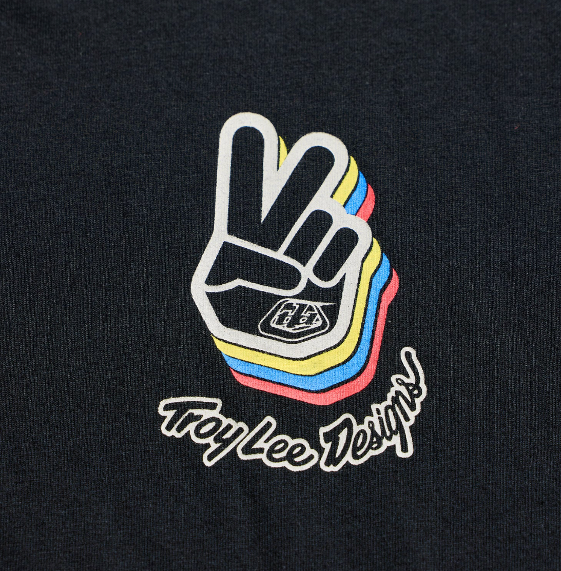 Troy Lee Designs Deuces Short Sleeve Tee Black DETAILS