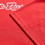 Troy Lee Designs Signature Short Sleeve Tee Scarlet Glo DETAILS