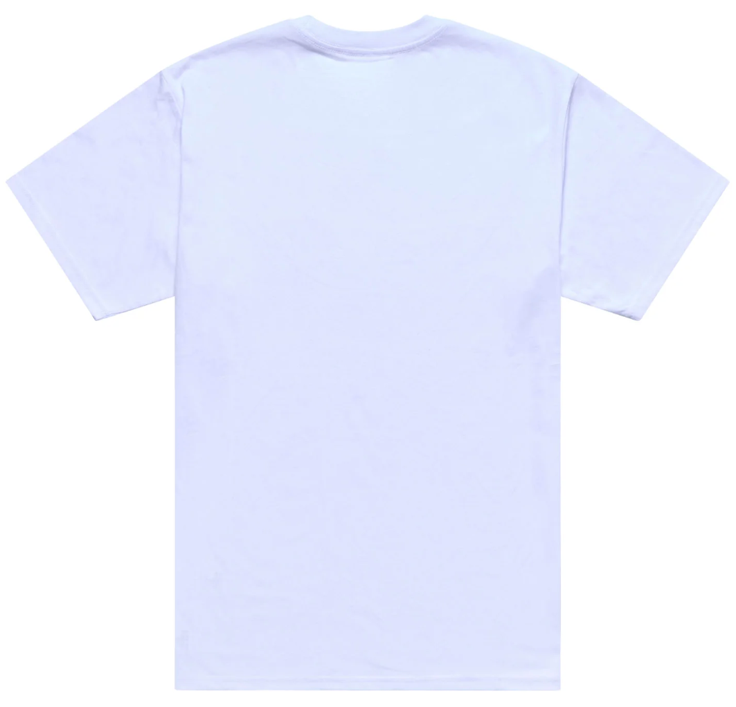 Troy Lee Designs Signature Short Sleeve Tee White / Black BACK