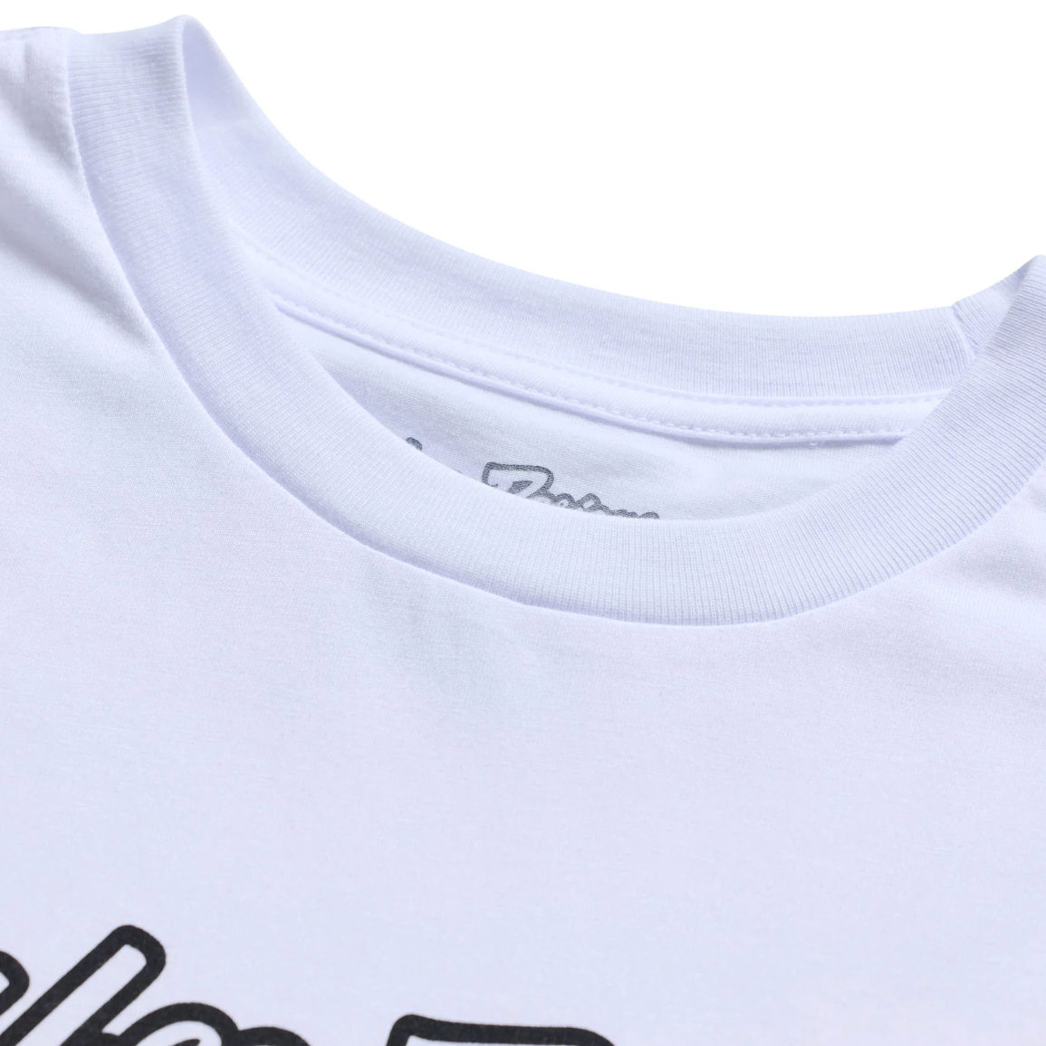 Troy Lee Designs Signature Short Sleeve Tee White / Black DETAILS