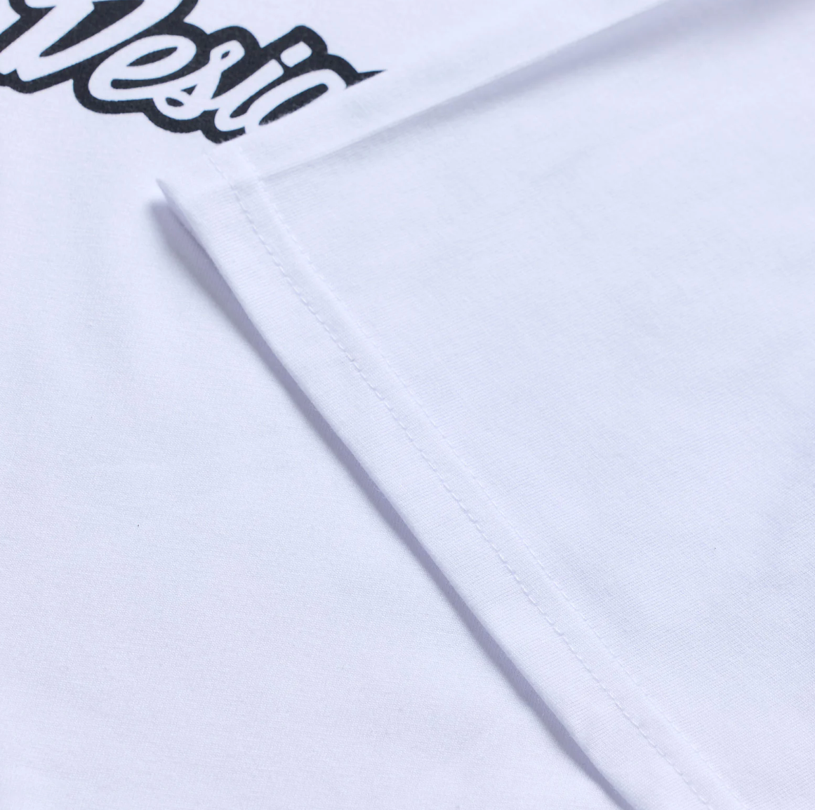 Troy Lee Designs Signature Short Sleeve Tee White / Black DETAILS