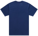 Troy Lee Designs Signature Short Sleeve Tee Navy / Aero Blue BACK