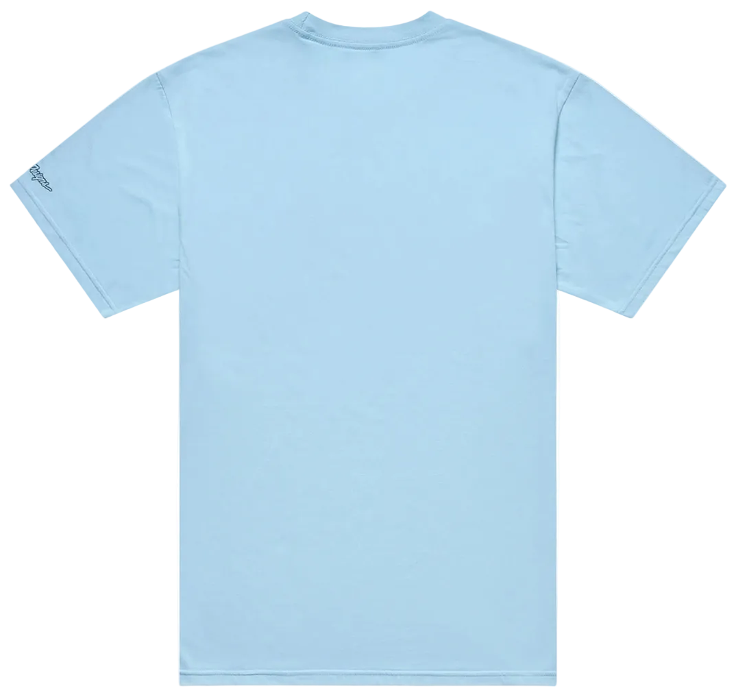 Troy Lee Designs Badge Short Sleeve Tee Dawn Blue BACK