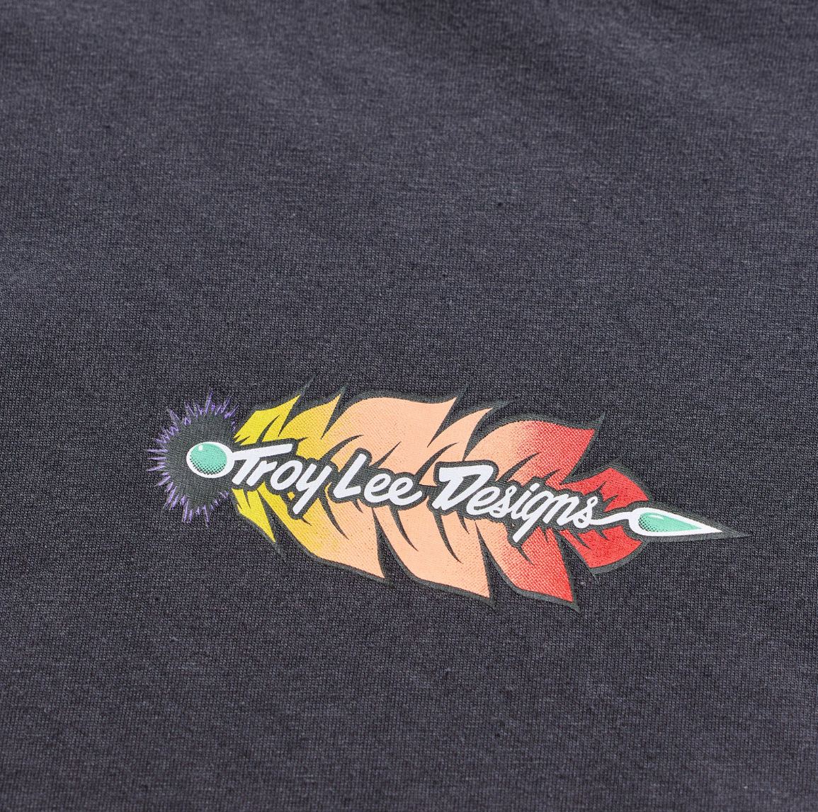 Troy Lee Designs Featherlite Womens Short Sleeve Tee Carbon DETAILS