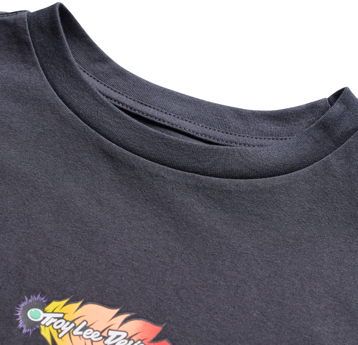 Troy Lee Designs Featherlite Womens Short Sleeve Tee Carbon DETAILS
