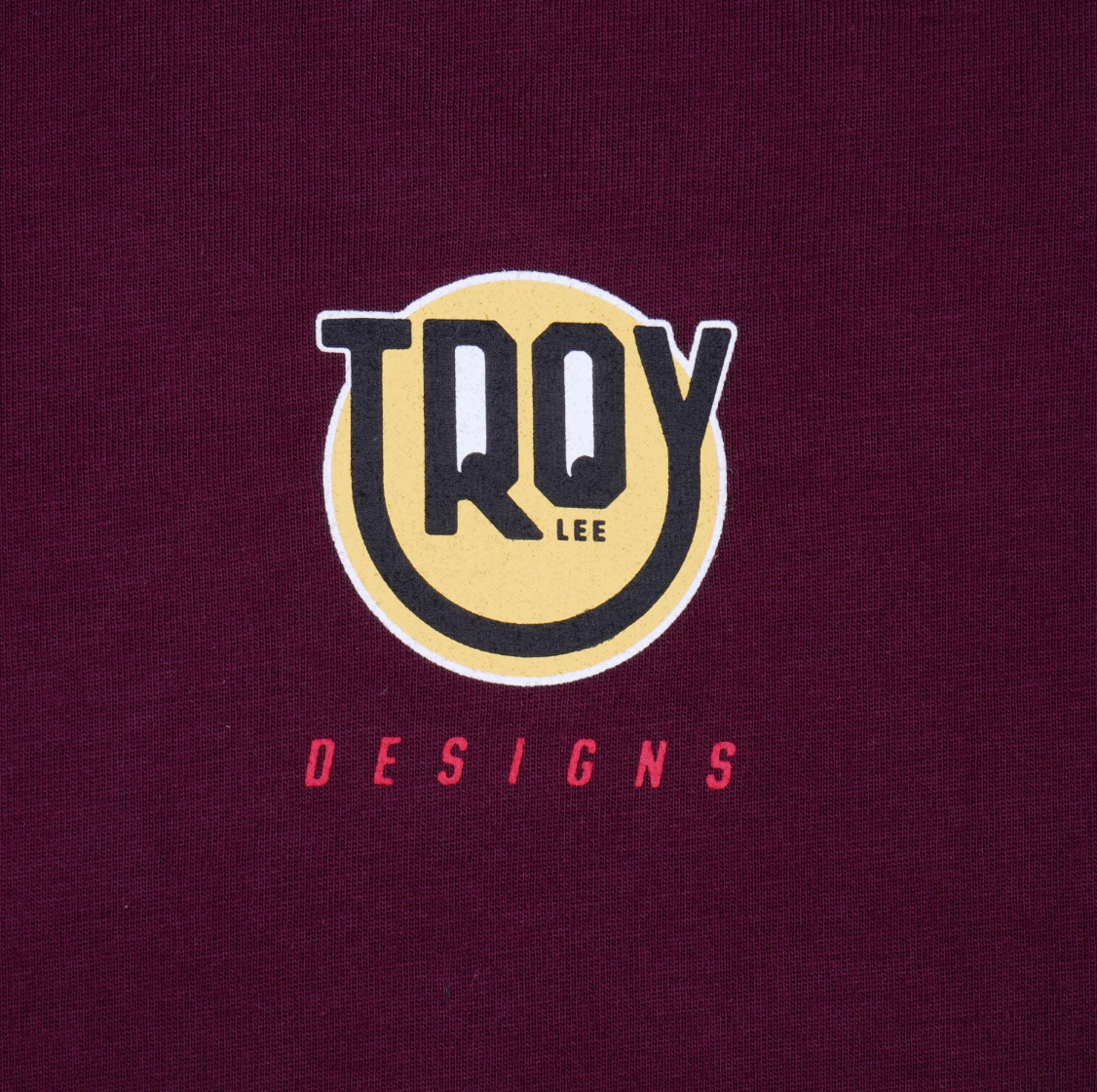 Troy Lee Designs Happy Dayz Womens Short Sleeve Tee Sangria DETAILS
