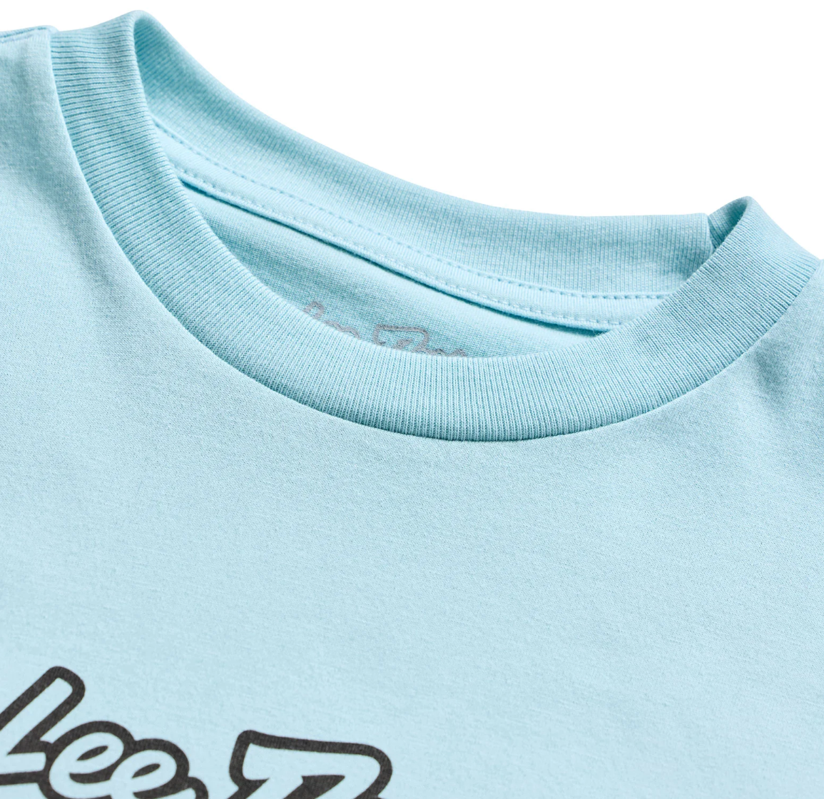 Troy Lee Designs Signature Youth Short Sleeve Tee Dawn Blue DETAILS