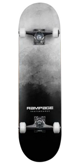 RAMPAGE Mist Fade 8" Complete Skateboard