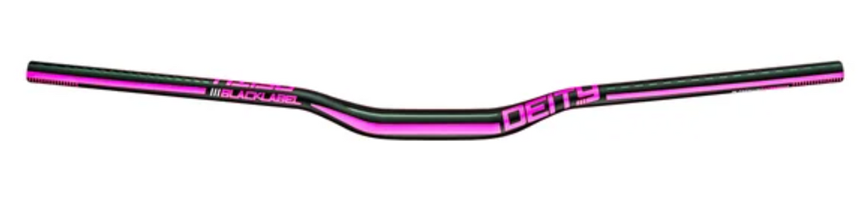 Deity Blacklabel 800 31.8mm x 25mm Alloy Handlebar Pink