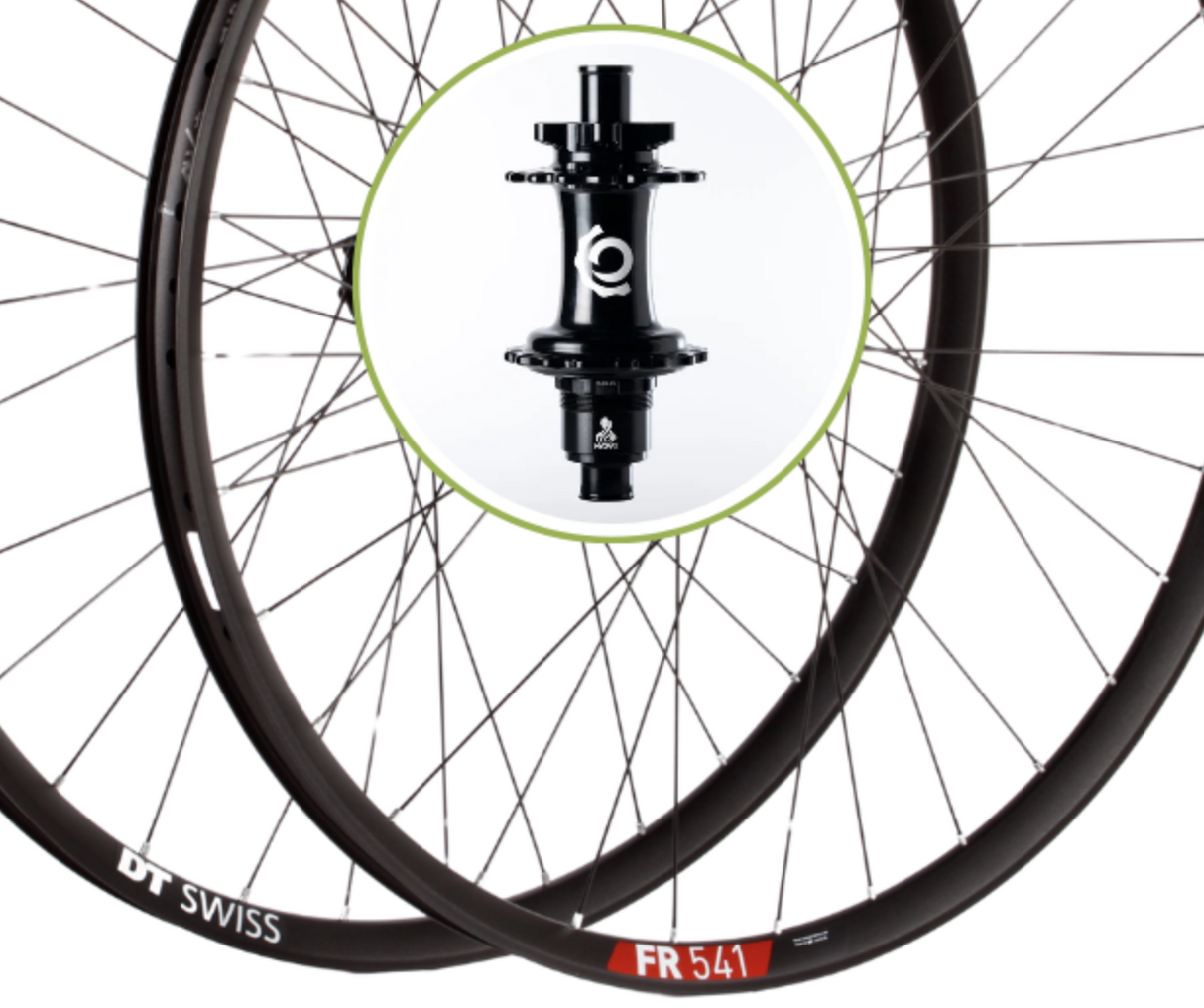 Industry Nine Hydra2 Black Wheelset w/ DT Swiss FR541 110/148 ISO 6-Bolt