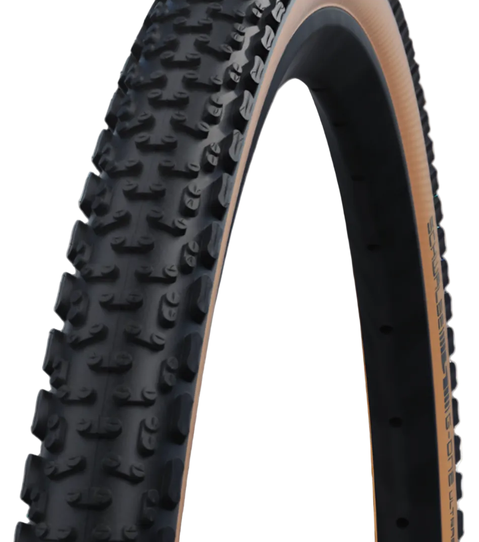 Schwalbe G-One UltraBite 700x50C RaceGuard Addix Tubeless Tyre Bronze Sidewall OE
