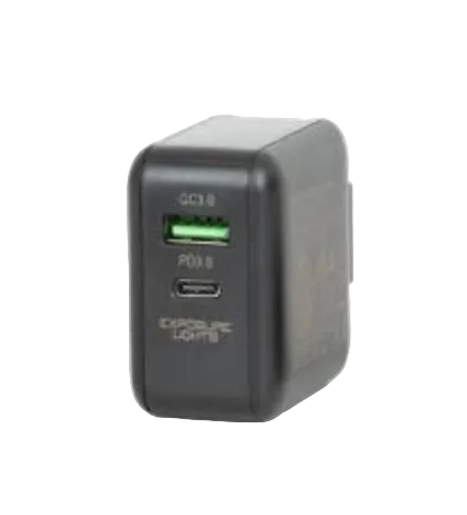 Exposure Charger Block USB-C Charging & USB-A
