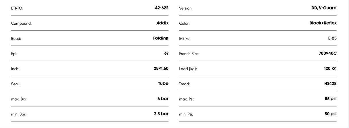 Schwalbe Marathon Mondial V-Guard Double Defense TravelStar Compound Evolution Line E-25 Tyre