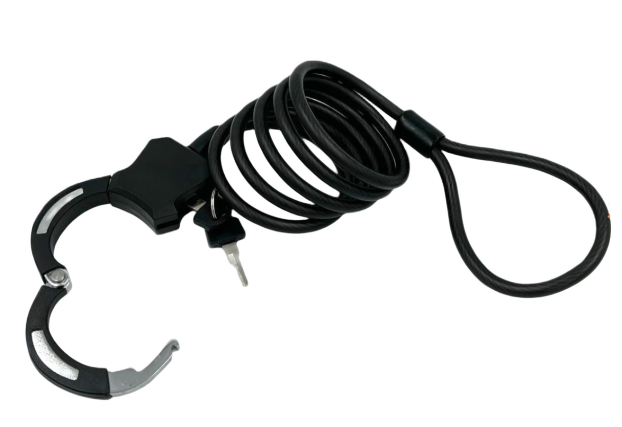 Jetblack Cuff Cable Key Lock 8x1500