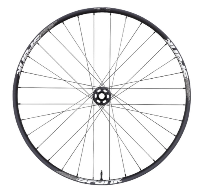 Spank Hex 350 Boost Front Wheel 32H Black