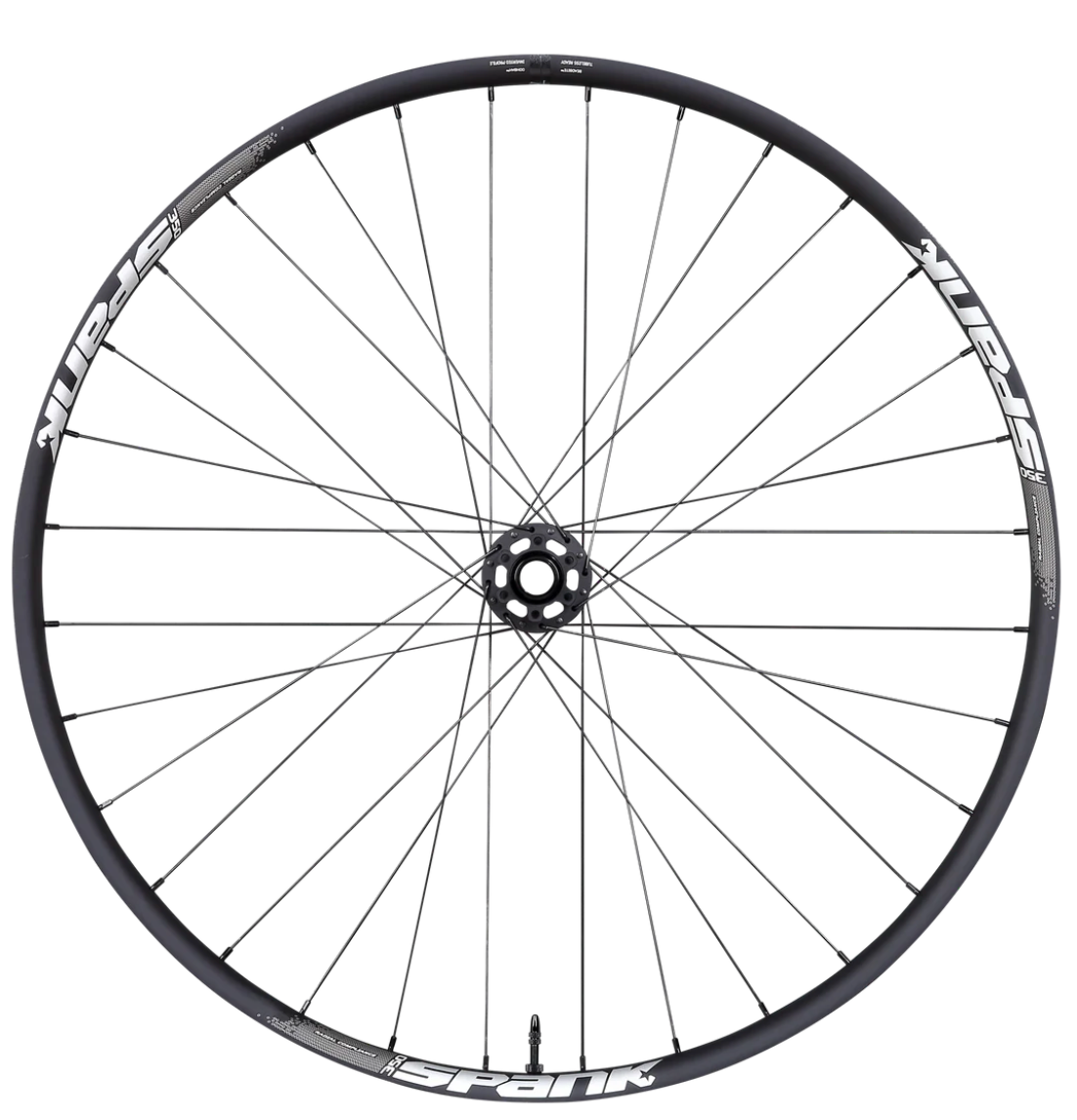 Spank Hex 350 Boost Front Wheel 32H Black