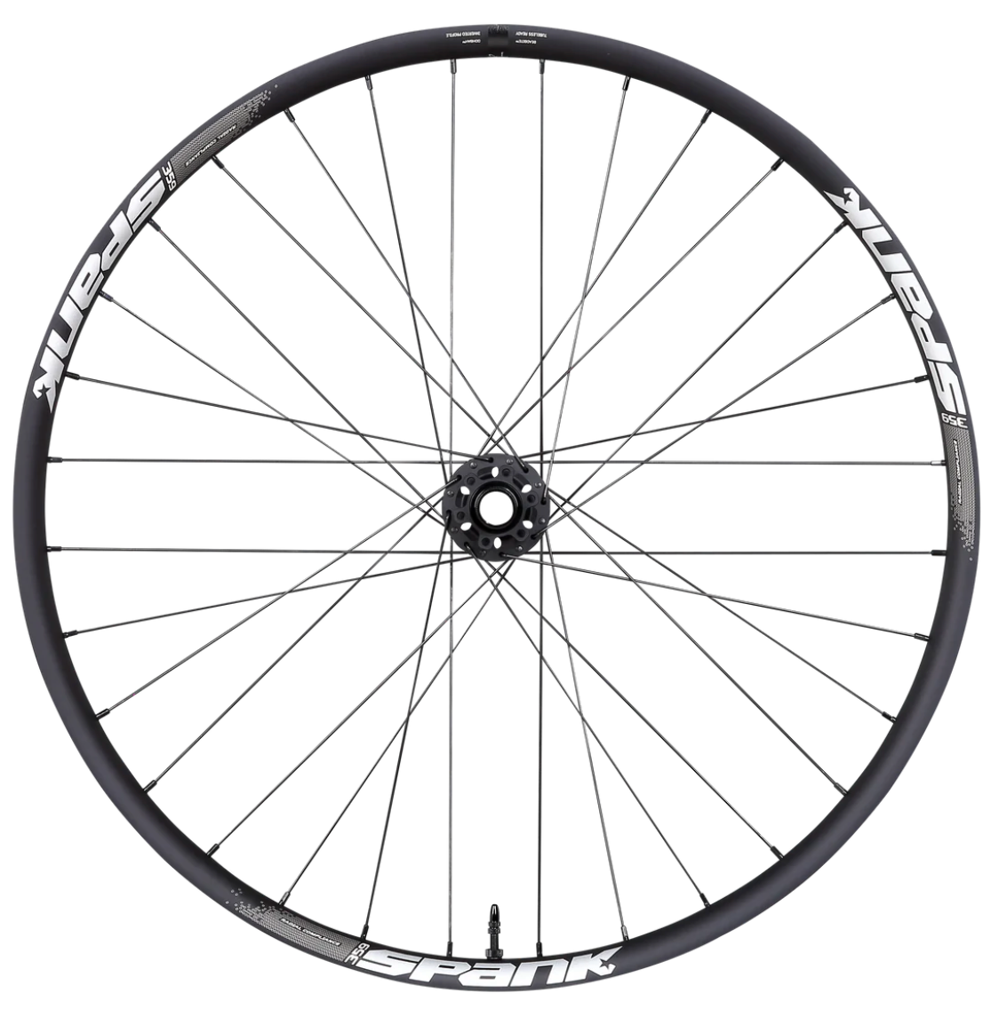 Spank Hex 359 Boost Front Wheel 32H Black
