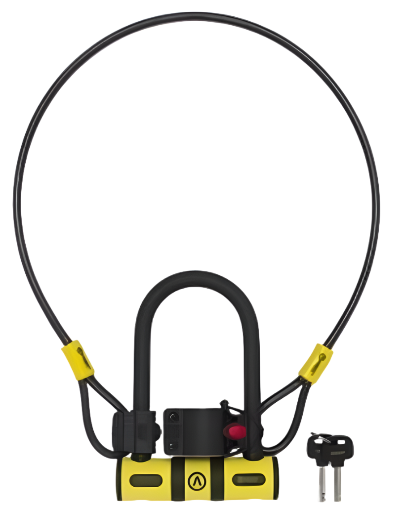Auvray U-Bike Lock 82x147mm With Mount + Cable