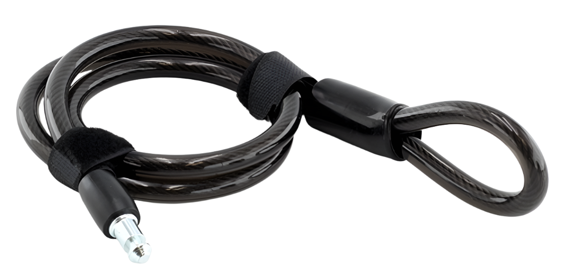 Auvray Mega Bike Lock Cable With Plug 100cm