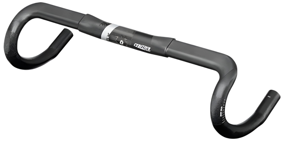 Controltech EXL Road Compact Carbon Drop Bar 31.8 4deg Flare Matte Black/Grey