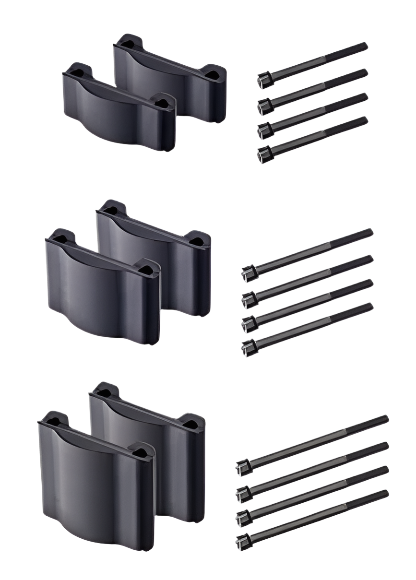 Controltech Falcon Tri Clip-on Aero Bar Spacer Set 2-piece Black