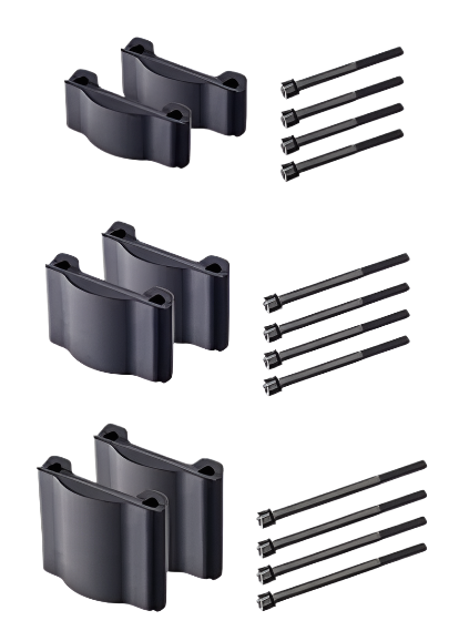 Controltech Falcon Tri Clip-on Aero Bar Spacer Set 2-piece Black