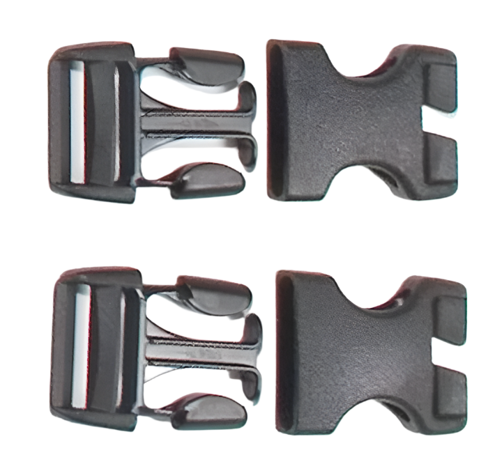 ORTLIEB STEALTH BUCKLES FOR RACK-PACK, 25 MM