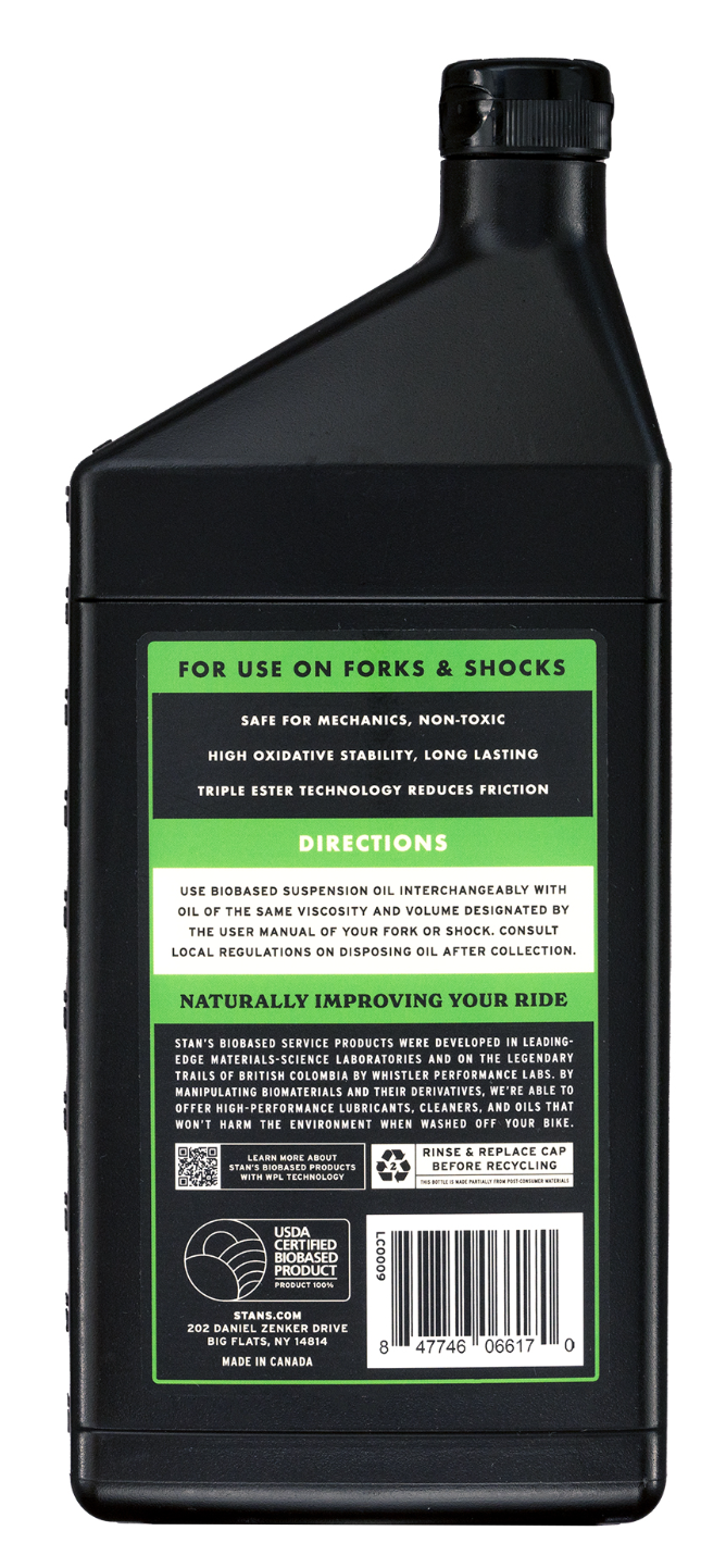 Stans No Tubes Biobased Suspension Oil 20WT 1L