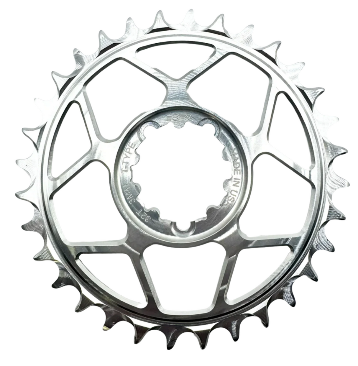 5DEV T-Type Aluminum Chainring 3 Bolt
