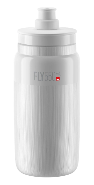 Elite Fly Tex White 550mL Water Bottle