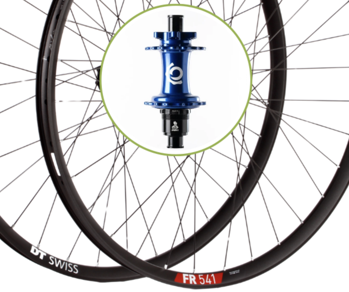 Industry Nine Hydra2 Blue Wheelset w/ DT Swiss FR541 110/148 ISO 6-Bolt
