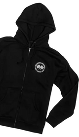 Deity Flagship Black Hoodie FRONT