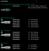 Wera 7510/14 Safe-Torque Speed Tool Set for Carbide Inserts