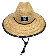 Fox Image Straw Hat Khaki