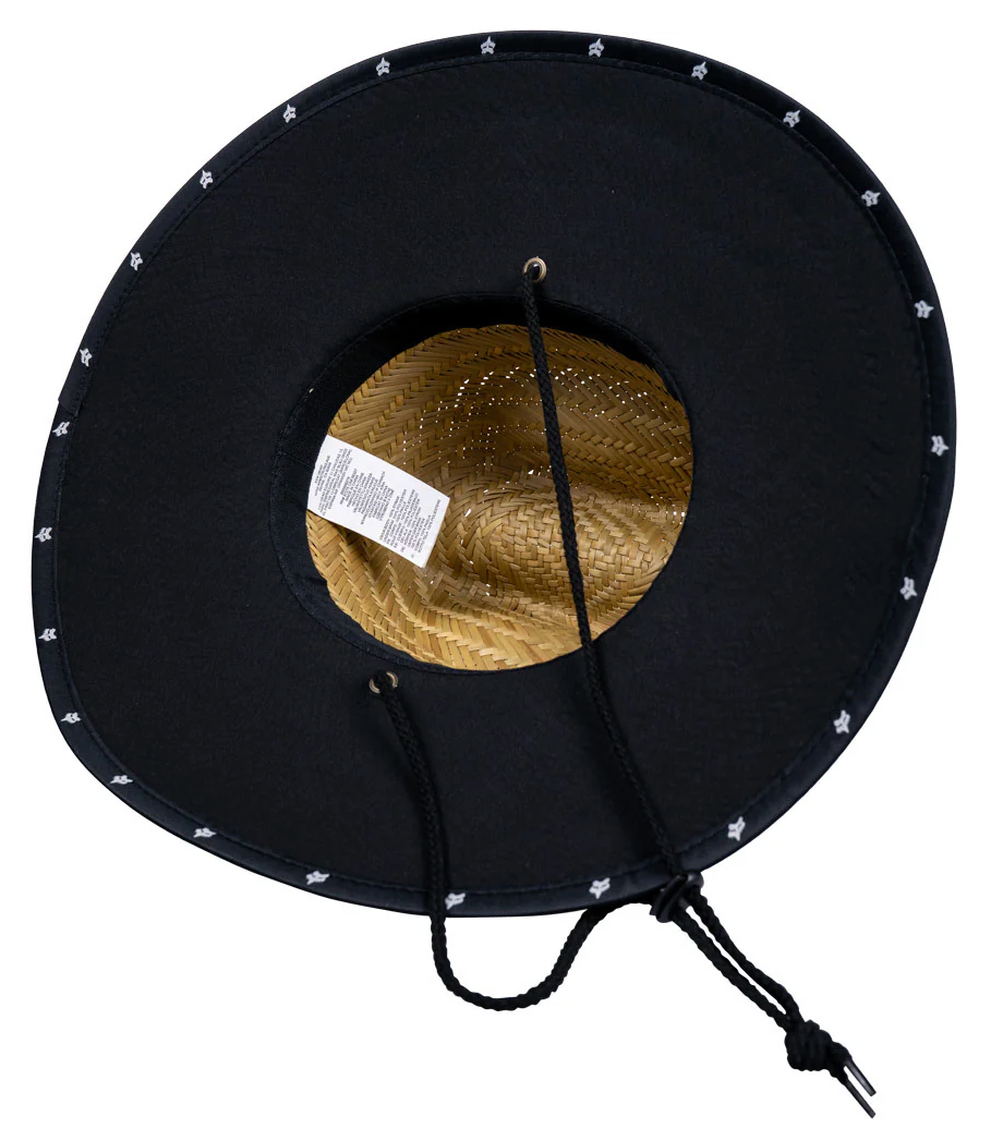 Fox Image Straw Hat Khaki