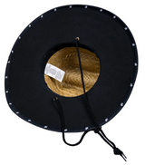 Fox Image Straw Hat Khaki
