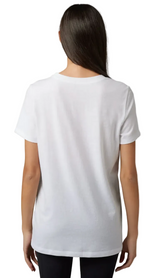 Fox RYVR Short Sleeve TEE White BACK FACING MODEL