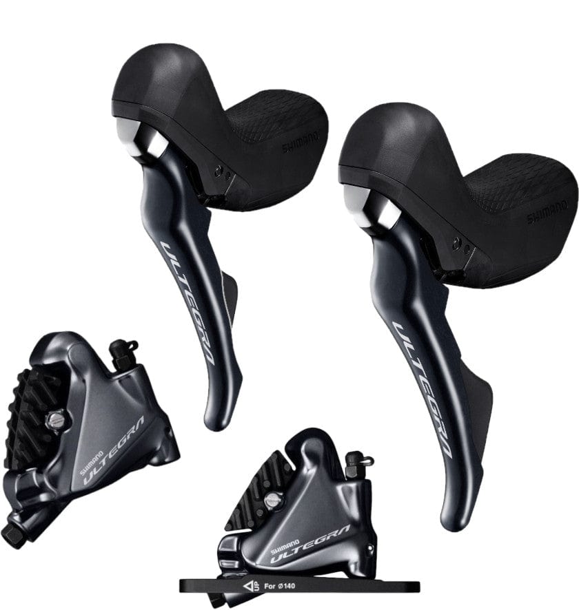 Shimano ST-R8020 Ultegra STI Hydraulic Shift Lever Set w/Front/Rear Ca ...