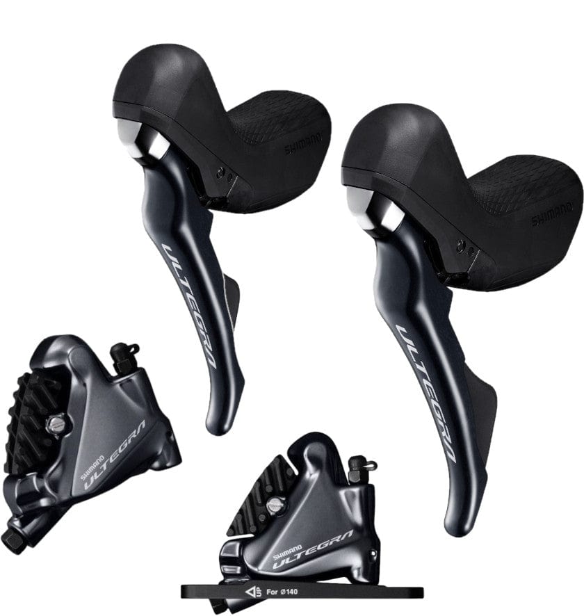 Shimano ST-R8020 Ultegra STI Hydraulic Shift Lever Set w/Front/Rear Calipers