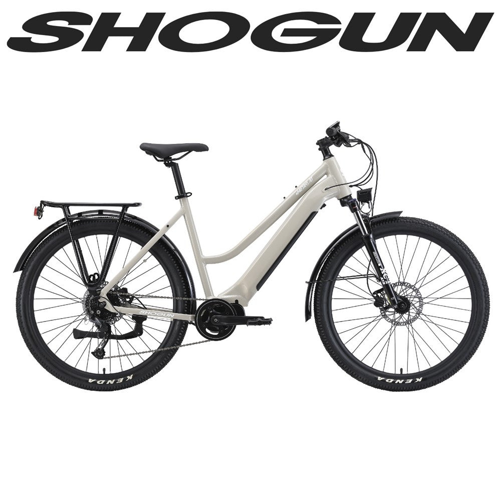 Shogun eMetro AT Electric Urban Step-Through Bike Sandshell