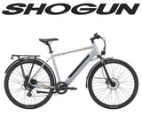 Shogun eMetro Electric Urban Bike Light Grey