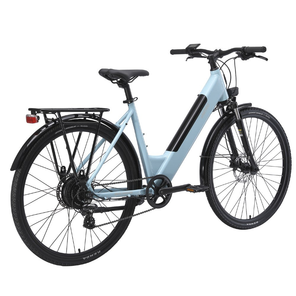 Shogun eMetro Electric Urban Step-Through Bike Light Blue